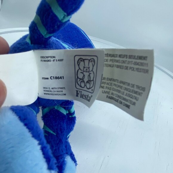 PJ Masks Catboy Plush Stuffed Animal 8" Blue Disney Junior Show Soft Toy Blue - Picture 4 of 10